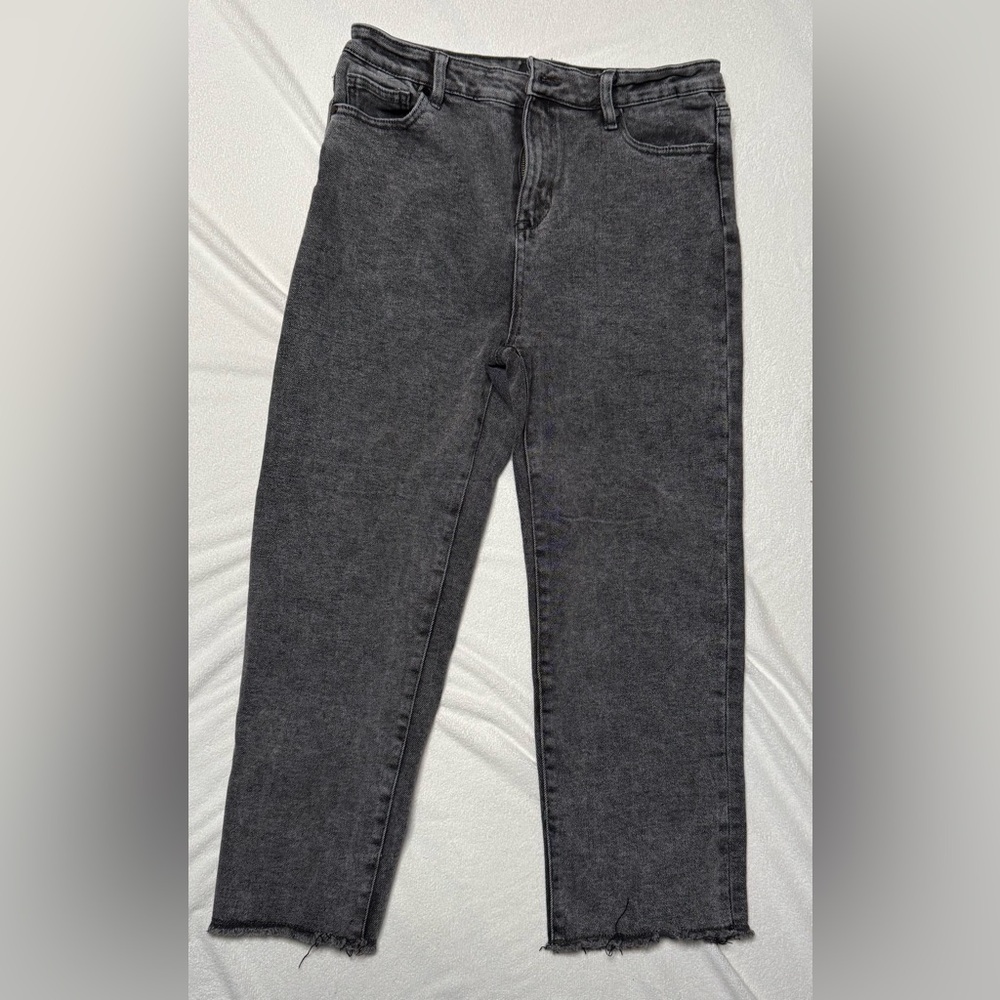 Kendall & Kylie Charcoal Ankle Jeans